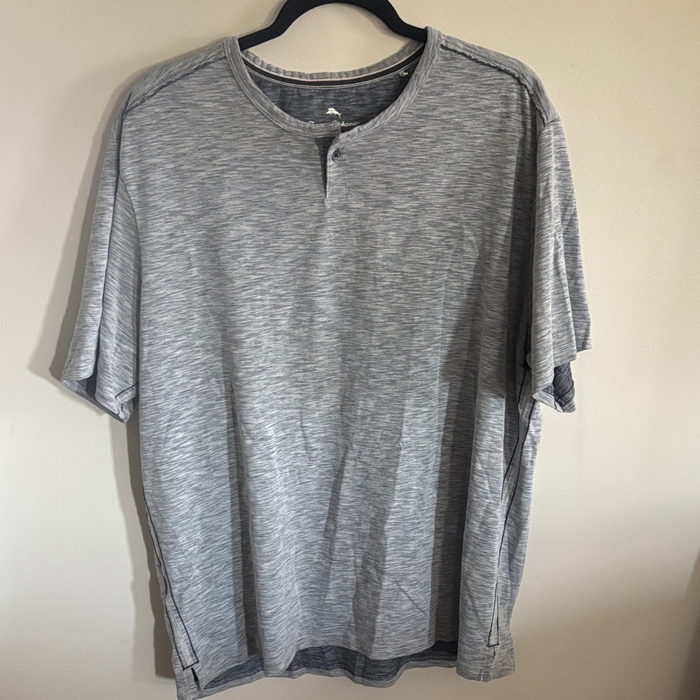 Tommy Bahama Light Gray Short Sleeve Tee